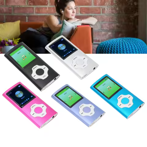 HD MP3 Player Portable Music Player MP3 Player 1.8 Inch LCD Screen Support Recording FM Radio Portab