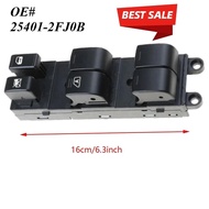 For Nissan Venucia D50 R50 R50X M50V ABS Black Front Left Power Window Lift Switch With 13 Pins 2540