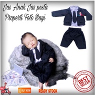 COD COD COD| CHILDREN'S SUIT BLAZER SUIT BABY BOSS BLACK | NEWBORN PHOTO PROPERTY COSTUME | MODERN B