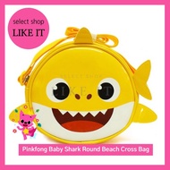 [PINKFONG] Baby Shark Round Beach Cross Bag Kids Bag Wwaterproof bag for children Pinkfong Bag Shipping from Korea Free Gift
