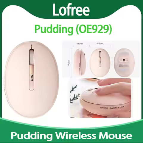 Lofree PUDDING Dual-mode Wireless Bluetooth Mouse Liquid Foundation Girls Office Computer IPad Charg