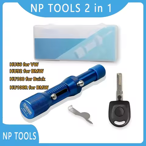 NP TOOLS 2 in 1 HU66 V.2 for Audi VW / HU92 V.2 HU100R for BMW / HU100 for Buick Chevrolet Opel Lock