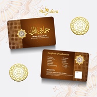MASDORA 999.9 Gold ½ Dinar (2.125GM) Islamic Calendar Collection ~ Jamadilawal (EMAS 999.9/24K)