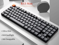 Keychron K13 Max (80% layout) QMK/VIA low-profile Ultra-Slim 2.4 GHz &amp; Bluetooth Wireless Custom Mechanical Keyboard Hot-Swappable RGB Backlit