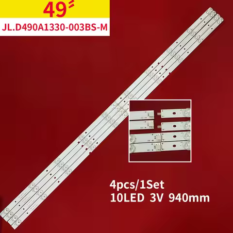 10 LED 1 set LED H49M3000 H49MEC3050 H49M2600 H49M2100 H49M2100S LED49H2600 HD490DU-E31\S0\FM _49_HD