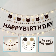 ป้ายตกแต่งhbd ป้ายhbd วันเกิด ป้ายวันเกิด แบนเนอร์วันเกิด สําหรับตกแต่งปาร์ตี้วันเกิด ส่งจากไทย มี4แ