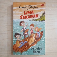 NOVEL FIVE FRIENDS IN THE TREASURE ISLAND BY ENID BLYTON