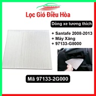 Lọc gió điều hoà Santafe 2008-2013 máy xăng mã 97133-2G000 G8000 lọc sạch không khí