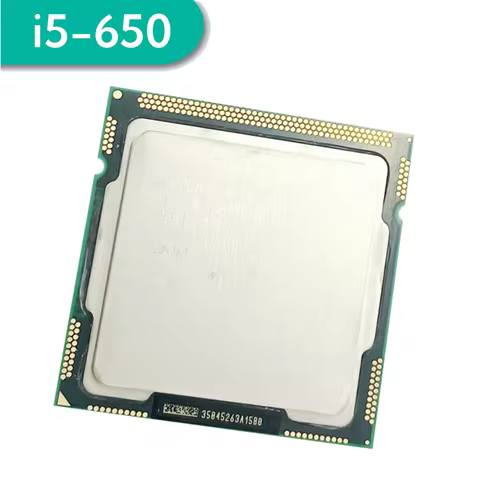 Core i5 650 Processor 3.2 GHz Dual-Core 4MB Cache Socket LGA 1156 32nm 73W Desktop CPU I5-650