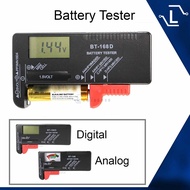 [Luminense] Battery Tester Battery Checker AA AAA C D 9V 1.5V Battery Meter BT-168 BT-168D Battery c
