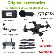 SG700D Drone Blade Charging Cable  Dron Arm Original Accessories 3.7V 1600mAh Battery USB Charger