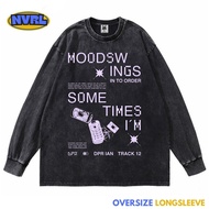 Oversized longsleeve t-shirt dpr ian moodswings washed washing vintage tee