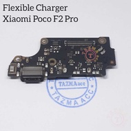 Plus ic + Flexi Con Cas + Con Sim + Mic Xiaomi poco F2 Pro Charger Connector Board