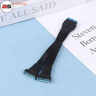 BS USB 3.0 19Pin/20Pin Internal Extension Header 1 To 2 Extension Splitter Cable DIY Extender For Mo