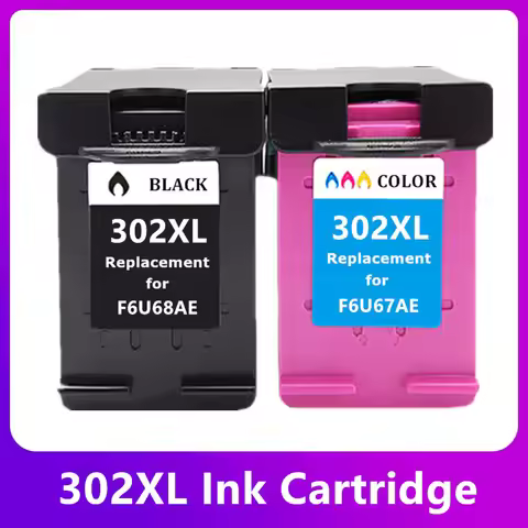 302 Ink Cartridge Replacement For HP 302 302XL DeskJet 1110 2130 for HP302 Envy 4520 NS45 Officejet 