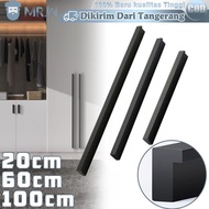 TERLARIS 1 METER HANDLE LACI MINIMALIS HITAM HANDEL PINTU LEMARI