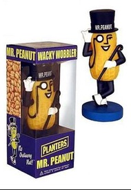 Planters Mr. Peanut Wacky Wobbler 花生先生 搖頭公仔