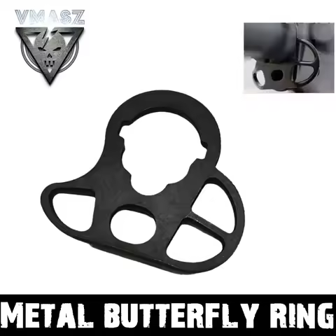 VMASZ metal butterfly rings are a convenient way to mount CQD steel sling rings for use with slings 