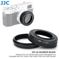 JJC Camera Lens Hood Shade Adapter Ring For Fujifilm Fuji X100VI  X100V X100 X100S X100T X100F Replace Fujifilm LH-X100 AR-X100