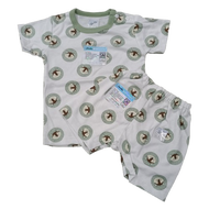 Stelan Baju Oblong Bayi Arella Tangan Pendek Celana Pendek
