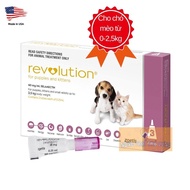 Nhỏ Gáy Revolution (Mỹ) 1 TUÝP LẺ - Trị Ve Rận Bọ Chét - Trị Nội Ngoại Ký Sinh Trùng Cho Chó Mèo - [