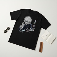 KRMK T-Shirt Unisex Distro Shirt Anime Image JUJUTSU KAISEN GOJO SATORU SIX EYES