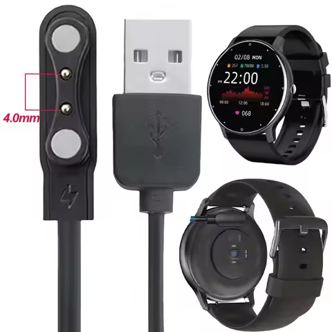 Universal Magnetic Charging Cable USB Dock Charger Power Line Line For Smartwatch Charger Replacemen