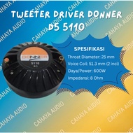 Tweeter Donner D5 5110 Impedansi 8 Ohm Diaphragm Titanium Original Product Donner 5110