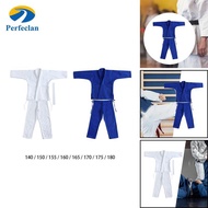Perfeclan Judo Gi Karate Uniform Lightweight Costumes Clothes Arts Cotton Breathable Men