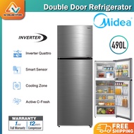 [2022 NEW MODEL] Midea 2 Door Inverter Refrigerator Fridge 490L | Peti Ais 2 Pintu 490L | MDRT580MTB