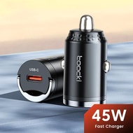45W USB C Car Charger for Samsung Xiaomi PD 35W Fast Charging Phone Charger Adapter