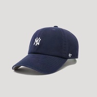 MLBˉ Official NY MZ 47brand black fashion Yankees NYLA Dodgers peaked hat curved eaves men and women