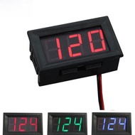 【Chevro】DC Voltmeter Head with LED Display for 5V 120V Range Two-Wire Powered for EV Use