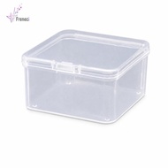 [freneci] Small Plastic Storage Box with 8.5 x 8.5 x 2.5 cm (inner approx. 8 x 8 cm)