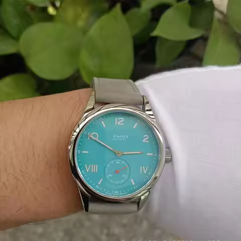 39MM high-end men's automatic mechanical watch with Seagull ST17 movement, waterproof and luminous.