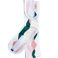 Full Print Crystal Velvet Face Wash Makeup Removal Headband Magic Tape Hair Band Yoga Beauty Turban 