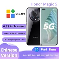 Honor Magic 5  (5G)Smartphone Original screen 256GB All Colours Good Condition Original Used Phone