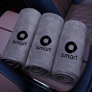 Microfiber Towel Car Wash Cleaning Drying Cloth Auto Towel Accessories For Smart Fortwo 451 450 453 