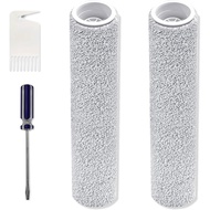 [ ]For Qrevo Curv 2 Replacement Roller Mop- Robot Vacuum Cleaner Accessories-Mopping Roller Kit