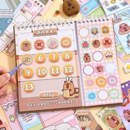 Cat Come Again Yiguan Game Landscaping Dress-up Sticker Book Handbook Handmade 2025 Children's Toys/