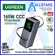 (ALLSTARS) UGREEN PB726 95670B / UGREEN 165W Fast Charging Power Bank with Retractable Cable (Warran