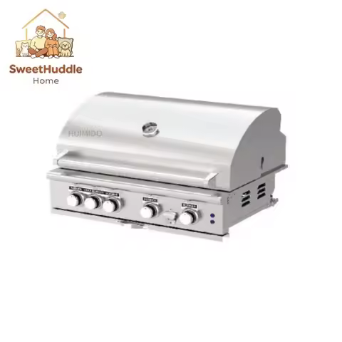 Luxurious Built-In Gas Grill Gas BBQ Grill Stainless Steel Gas BBQ Grill