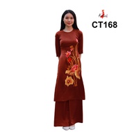 AODAI VN Brown innovation set for going to temple CT 168