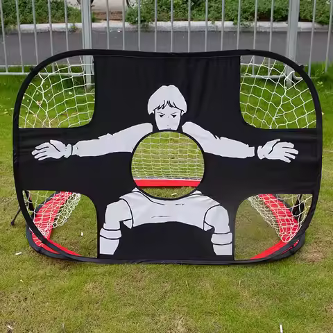 Children's football gate folding portable football net 3 people 4 people goal frame football goal fr