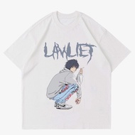 Death NOTE LAWLIET ANIME T-Shirt | Hypebeast Japanese ANIME T-SHIRT | Streetwear T-Shirt | Anime Clothes