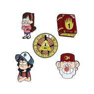 Cartoon Characters Lapel Pins Women Enamel Badges Cute Anime Brooches For Clothes Decorative Pin Ava
