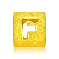 CHOW TAI FOOK 999.9 Pure Gold Alphabet Charm - F F189549