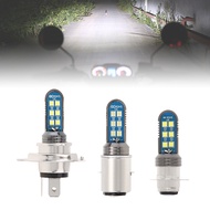Bóng đèn pha xe máy H4 6000K ba20d p15d Xe Máy Tia Hi/lo đèn sương mù đèn pha DRL trắng