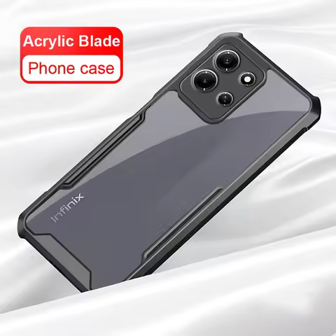 Acrylic blade phone protective case For Infinix Note 30i Note 30 Pro 4G Note 30 Note 12 Pro 4G Phone