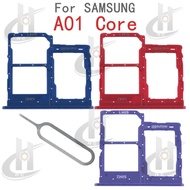 For Samsung Galaxy A01 Core A013 A013G A013F Sim Card Tray Slot Holder Card Holder Reader SD Slot Ad